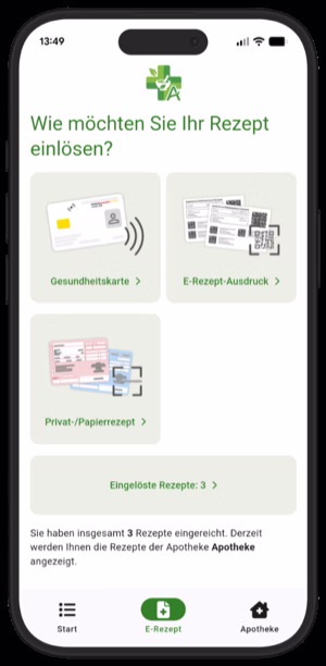 Apotheken-App: E-Rezept einlösen