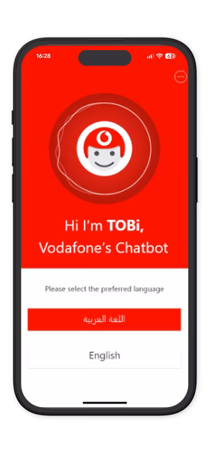 Vodafone TOBi: Chatbot mit Sprachauswahl